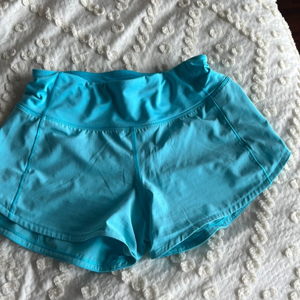 blue speed up shorts 4 inseam